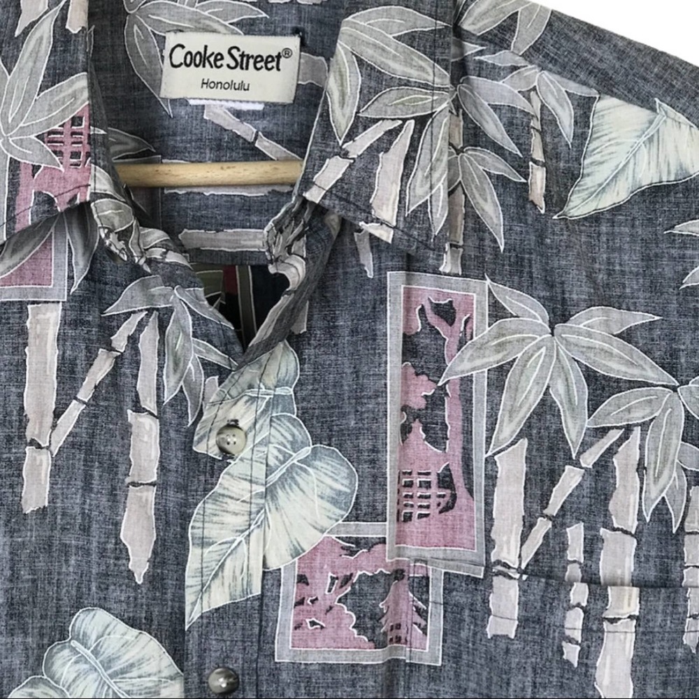 Cooke Street Short Sleeve Hawaiian Shirt Size XL - Picture 3 of 11